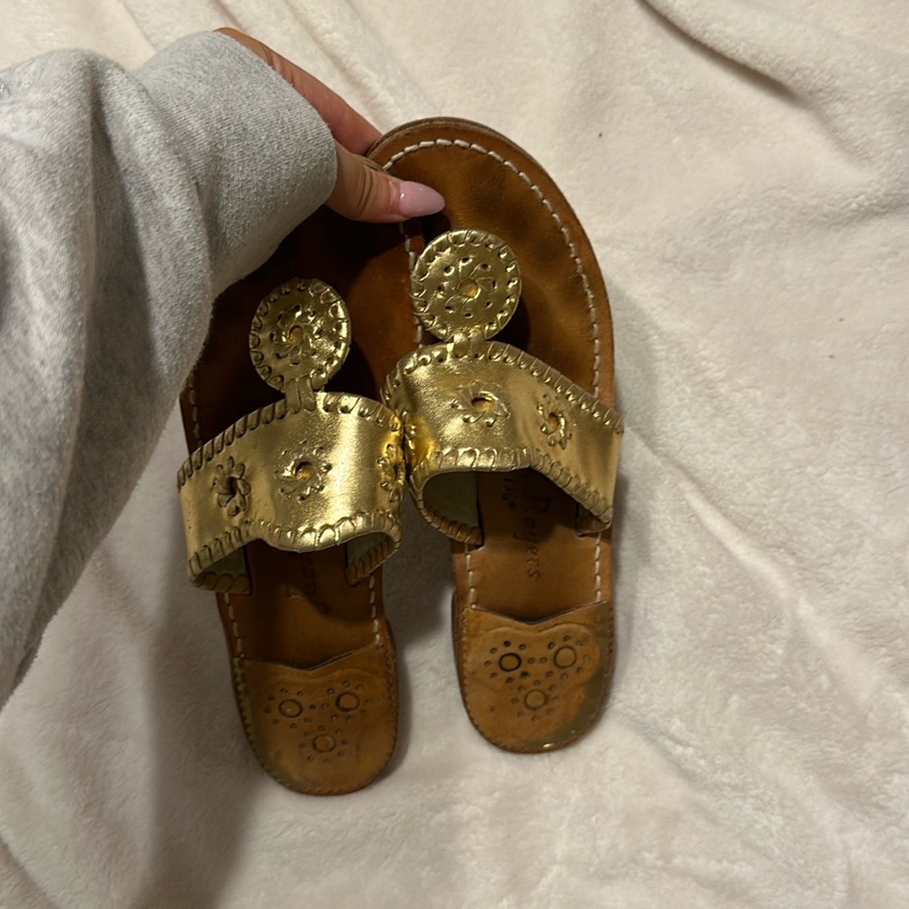 Worn Jack Roger’s 196 sandals